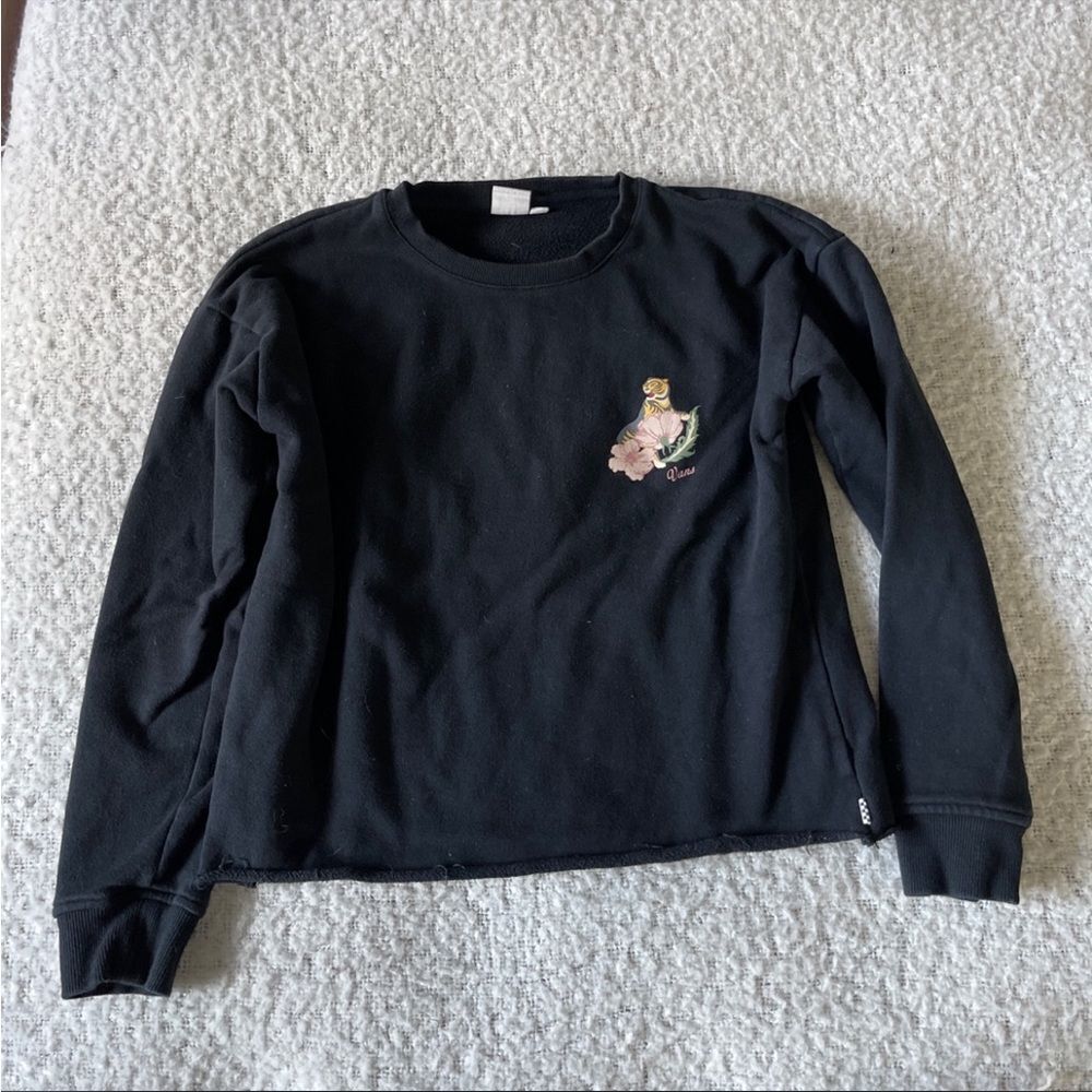 Vans small black sweatshirt